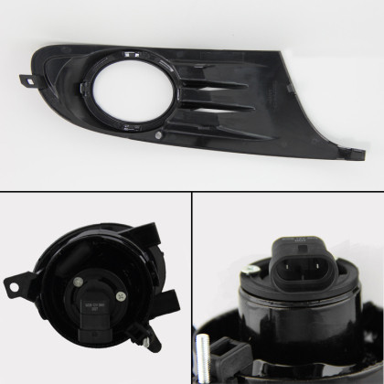 Spyder Fog Lights w/Switch Smoked for Volkswagen Golf TDI TSI