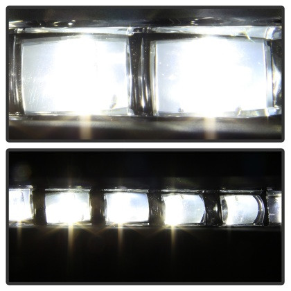 Spyder LED Fog Lights W/Switch- Clear for 2016-2017 Accord Sedan