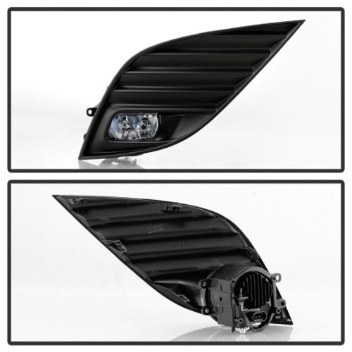 Spyder LED Fog Lights w/Switch - Clear for 2018+Toyota Camry