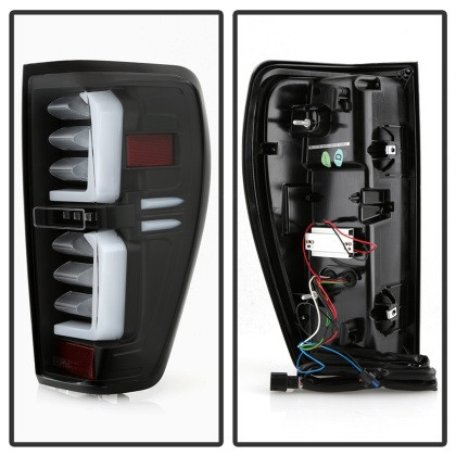 Spyder LED Tail Lights - Black for 19-20 Sierra Incandescent Bulb Model Only