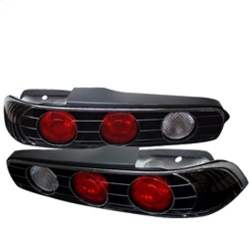Spyder Euro Style Tail Lights Black for 94-01 Acura Integra 2Dr