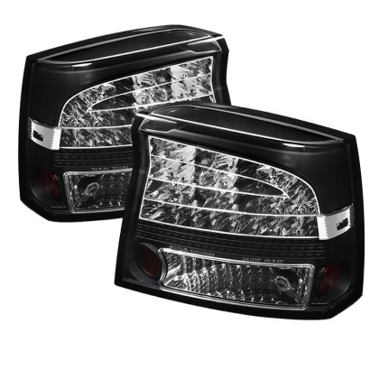 Spyder LED Tail Lights Black for 09-10 Dodge Charger