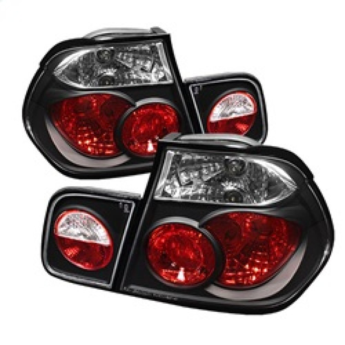 Spyder Euro Style Tail Lights- Black for 99-01 BMW E46 3-Series 4Dr