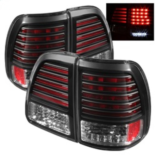 Spyder LED Tail Lights Black for 98-05 Toyota Land Cruiser