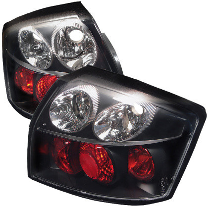 Spyder Euro Style Tail Lights - Black for 02-05 Audi A4 (Excl Convertible/Wagon)