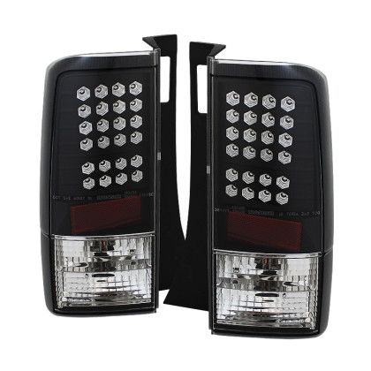 Spyder LED Tail Lights Black for 03-07 Scion XB