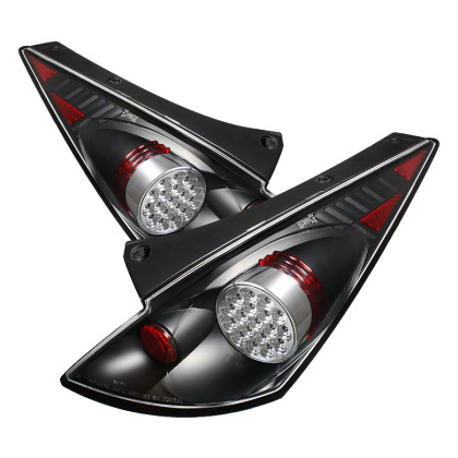 Spyder LED Tail Lights Black for 03-05 Nissan 350Z