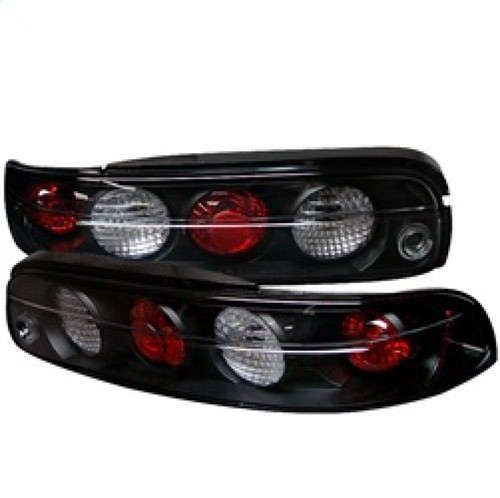 Spyder Euro Style Tail Lights Black for 95-00 Lexus SC 300/SC 400