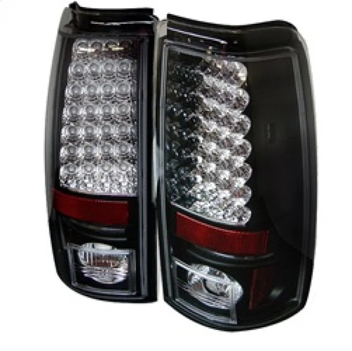 Spyder LED Tail Lights Black for 99-02 Chevy Silverado 1500 (Not Fit Stepside)