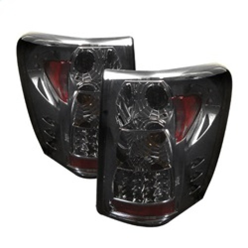 Spyder LED Tail Lights Version 2 Smoke for 99-04 Jeep Grand Cherokee