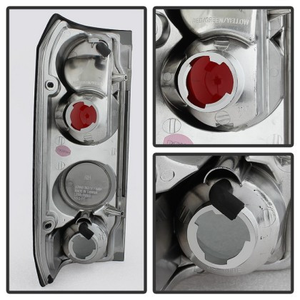 Spyder Euro Style Tail Lights Black Smoke for 87-96 Ford F150 / 88-96 Ford Bronco