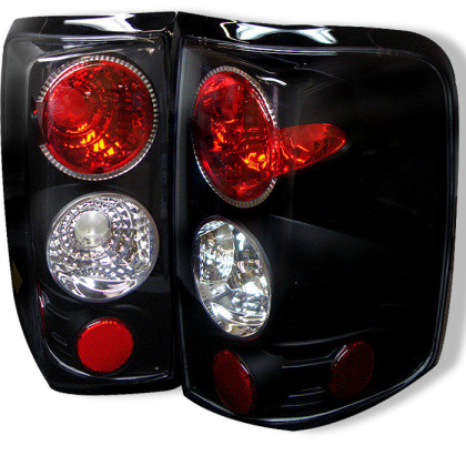 Spyder Euro Tail Lights Black for 04-08 Ford F150 (Not Fit Heritage & SVT)