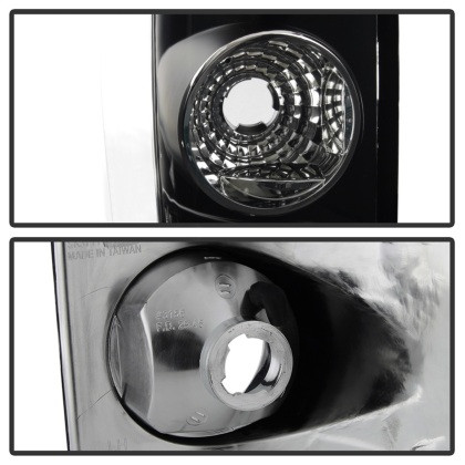 Spyder Euro Tail Lights Black for 04-08 Ford F150 (Not Fit Heritage & SVT)