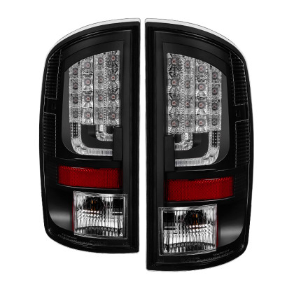 Spyder Version 2 LED Tail Lights - Black for 07-08 Dodge Ram 1500