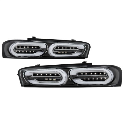 Spyder LED Tail Lights Black for 16-18 Chevy Camaro (Do Not Fit Halogen Model)