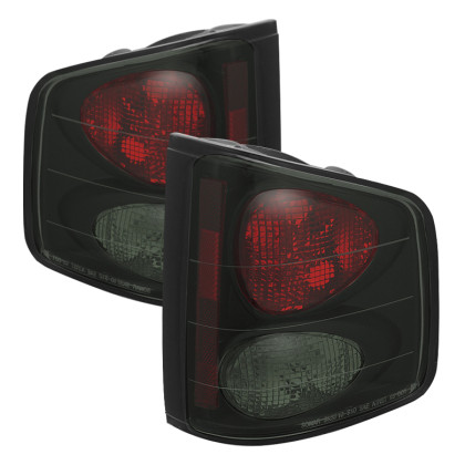 Spyder Euro Tail Lights Black Smoke for 94-04 Chevy S10 / 96-00 Isuzu Hombre