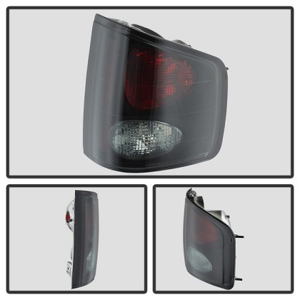Spyder Euro Tail Lights Black Smoke for 94-04 Chevy S10 / 96-00 Isuzu Hombre