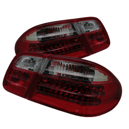 Xtune LED Tail Lights Red Smoke for 96-02 Mercedes Benz W210 E-Class