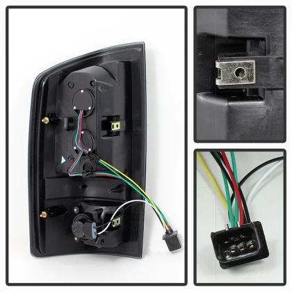 Xtune LED Tail Light Black Smoke for 02-06 Ram 1500 / 03-06 Ram 2500/3500