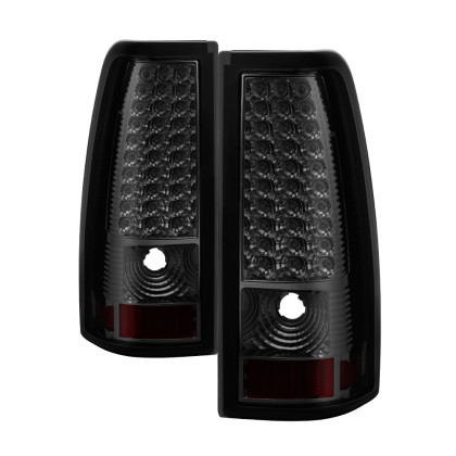 Spyder Xtune LED Tail Lights Smoke for 99-02 Silverado 1500/2500/3500