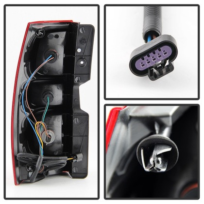 Spyder Xtune Passenger Side Tail Lights for 07-13 Chevy Suburban