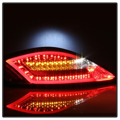 Spyder LED Tail Lights - Red Clear for 06-08 Porsche 987 Cayman / 05-08 Boxster