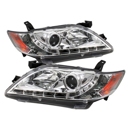 Spyder Projector Headlights DRL Chrome for Toyota Camry 07-09