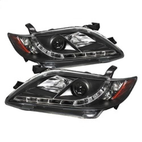 Spyder Projector Headlights DRL Black for 07-09 Toyota Camry