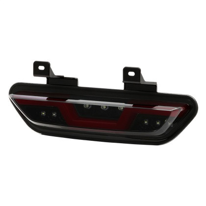 Spyder LED Reverse Lights - Black Smoke w/ Red Bar for 15-16 Ford Mustang