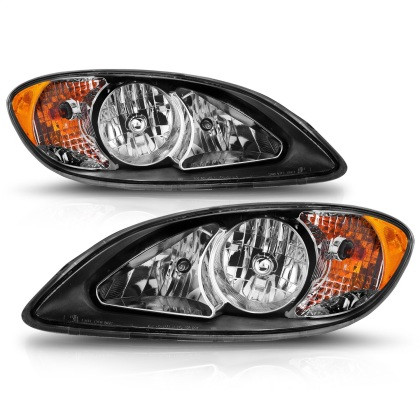 ANZO Crystal Headlights Black for 2008-2016 International Prostar