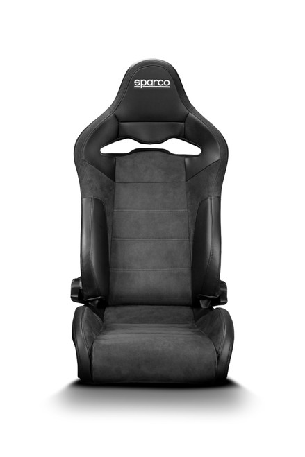 Sparco SP-R BLK/BLK White Logo Seat