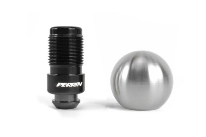 Perrin Brushed Ball 2.0in Stainless Steel Shift Knob for WRX 5-Speed