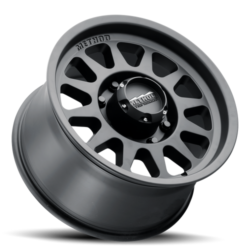 Method MR704 HD 17x9 18mm Offset 8x180 130.81mm CB Matte Black Wheel