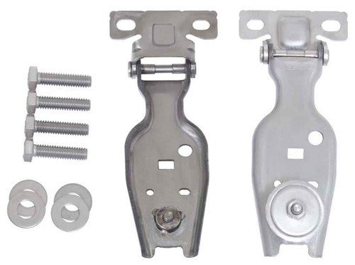 Kentrol Liftgate Hinge Pair Bare Grey for 07-18 Jeep Wrangler JK