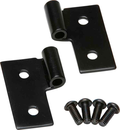 Kentrol Lower Door Hinge Pair - Powdercoat Black for 76-06 Wrangler CJ/YJ/TJ