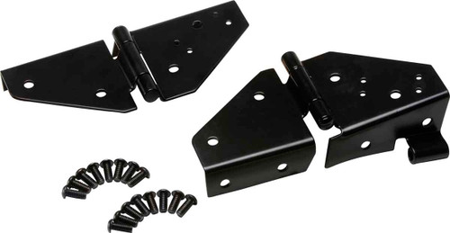Kentrol Windshield Hinge Pair - Powdercoat Black for 76-95 Jeep CJ/Wrangler YJ