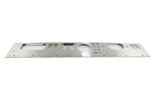 Kentrol Dash Panel (with radio opening) Brushed Silver for 77-86 Jeep CJ