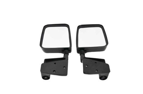 Kentrol Mirror Kit Pair - Powdercoat Black for 88-06 Jeep Wrangler YJ/TJ