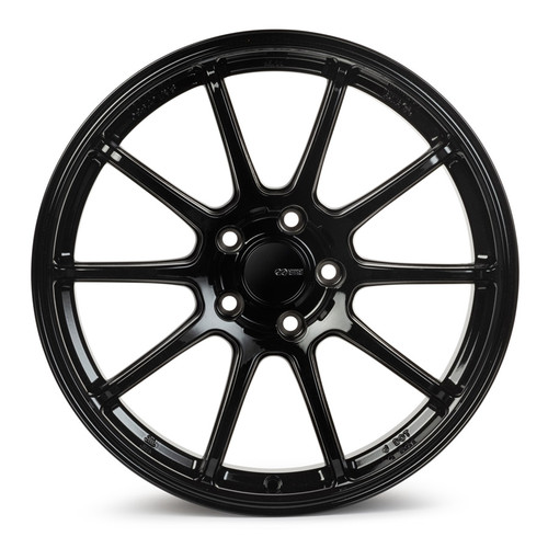 Enkei TRIUMPH 18x8 5x114.3 45mm Offset 72.6mm Bore Gloss Black Wheel