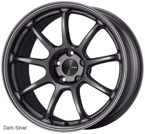 Enkei PF09 17x7 4x100 38mm Offset 75mm Bore Dark Silver Wheel