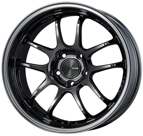 Enkei PF01EVO 17x9 0mm Offset 5x114.3 75mm Bore Matte Black Wheel