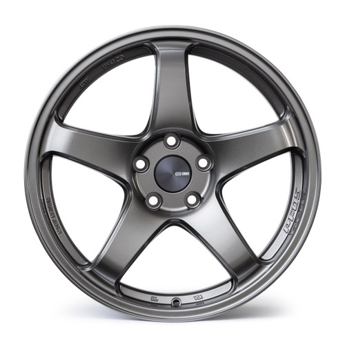 Enkei PF05 18x9 5x100 40mm Offset 75mm Bore Dark Silver Wheel