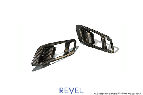 Revel GT Dry Carbon Inner Door Handle Cover for 2020 Toyota GR Supra