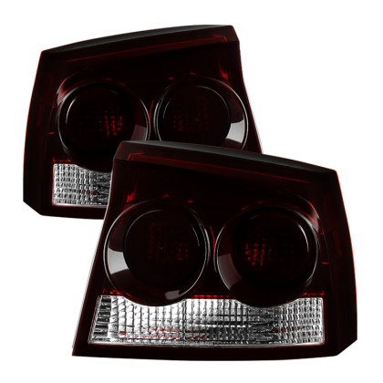 Spyder Xtune Tail Lights Red Smoked for 2009-2010 Dodge Charger