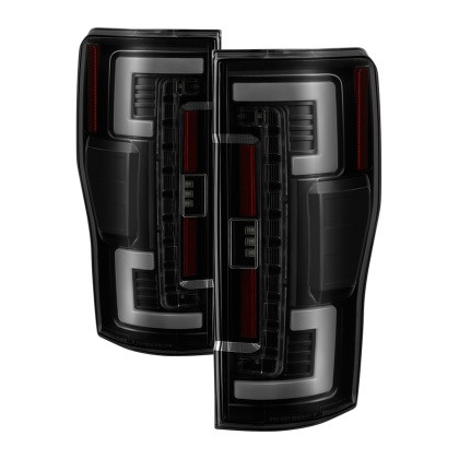 Spyder LED Tail Lights - Black Smoke for 17-18 F-250 Super Duty Excl LED Models