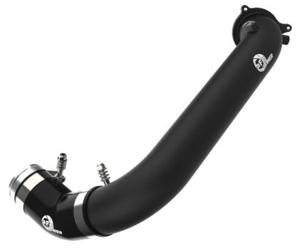 aFe BladeRunner Black 2-3/4" Aluminum Charge Pipe for 2021 Supra GR (A90) 2.0L