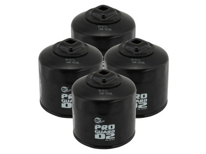 aFe Pro GUARD D2 Oil Filter for 13-17 Scion FR-S / Subaru BRZ H4-2.0L (4 Pack)