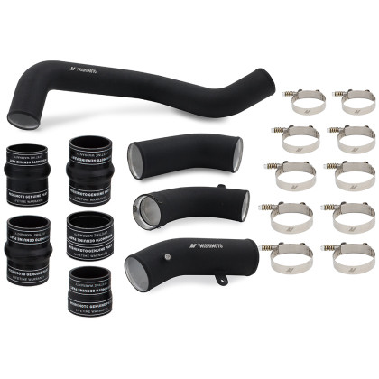 Mishimoto Intercooler Pipe + Boot Kit Wrinkle Black for 17-19 GM 6.6L L5P