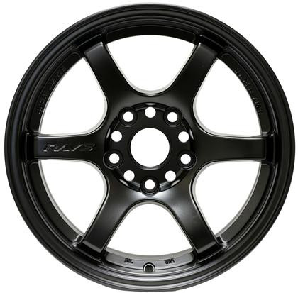 Gram Lights 57DR 15x8.0 +28 5x114.3 Semi Gloss Black Wheel