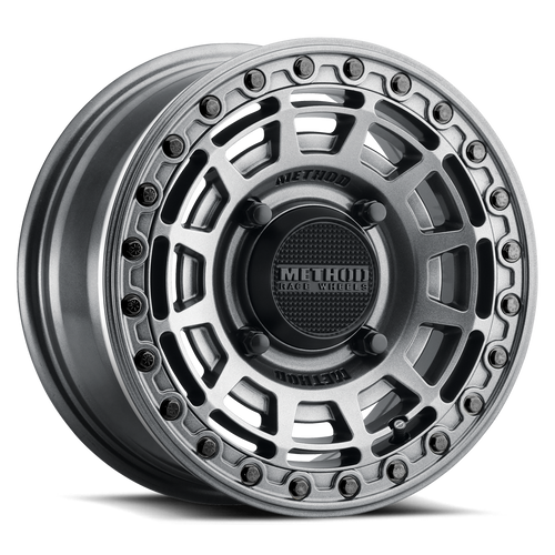 Method MR415 Beadlock 15x10 / 6+4/25mm Offset / 4x156 / 132 CB Graphite Wheel